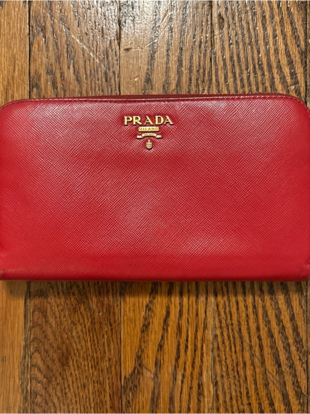 Prada Red Wallet